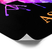 Personalisierte Drummer Art Drum Kit Musik Poster (Ecke)