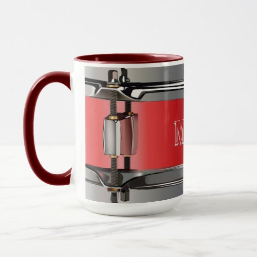 Personalisierte Drumming Up Drinks Tasse (Links)