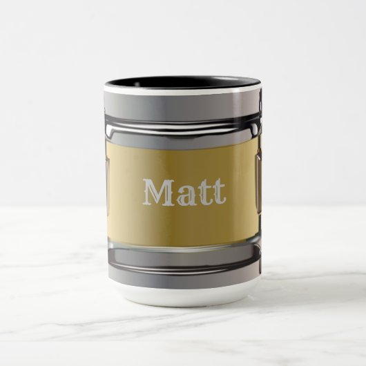 Personalisierte Drumming Up Drinks Tasse (Zentrum)