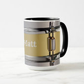 Personalisierte Drumming Up Drinks Tasse (VorderseiteRechts)