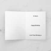 Personalisierte Dschungelkarte für Kinder Karte (Innenseite)