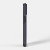 Personalisierte dunkle Blumen iPhone Hülle (Rechte Seite)