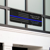 Personalisierte dünne blaue Linie Banner (Äußeres Gebäude)