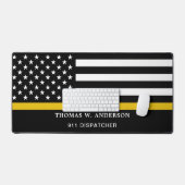 Personalisierte dünne Goldlinie vertreiben Schreibtischunterlage (Tastatur & Maus)