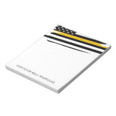 Personalisierte Dünngoldfräse Notizblock (Rotiert)