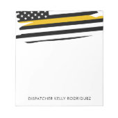 Personalisierte Dünngoldfräse Notizblock (Vorderseite)