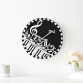 Personalisierte durcheinandergebrachte große wanduhr (Zuhause)