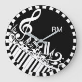 Personalisierte durcheinandergebrachte große wanduhr (Vorderseite)