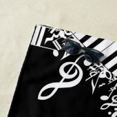 Personalisierte durcheinandergebrachte strandtuch (Beispiel)