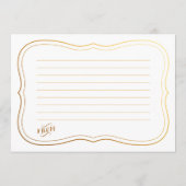 Personalisierte Duschberatungskarten - Brille oder Hinweiskarte (Rückseite)