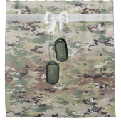 Personalisierte Duschvorhang Army OCP Camouflage U (Vorderseite)