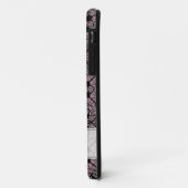 Personalisierte Dusky-Rose Blumenfronten Mandala T Case-Mate iPhone Hülle (Hinten/Links)