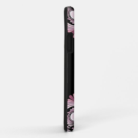 Personalisierte Dusky Rose Boho Floral Dot Mandala Case-Mate iPhone Hülle (Hinten/Rechts)