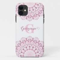 Personalisierte Dusky Rose Confetti Lace Dot Manda