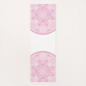 Personalisierte Dusky Rose Grand Millennial Mandal Yogamatte (Rückseite)