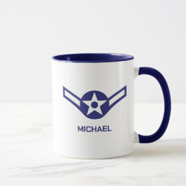 Personalisierte E-2-Luftwaffe Tasse