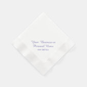 personalisierte Ecru-Farbnapkins Serviette (Ecke)