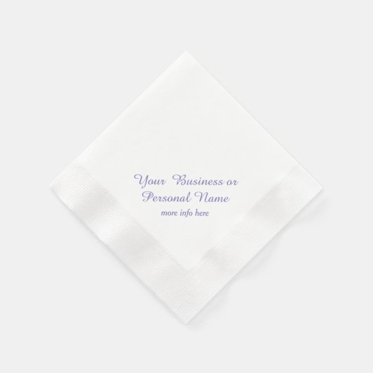 personalisierte Ecru-Farbnapkins Serviette (Ecke)