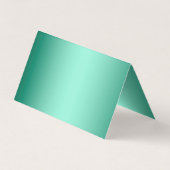 Personalisierte Edelmetallfolie Visitenkarten (Rückseite)