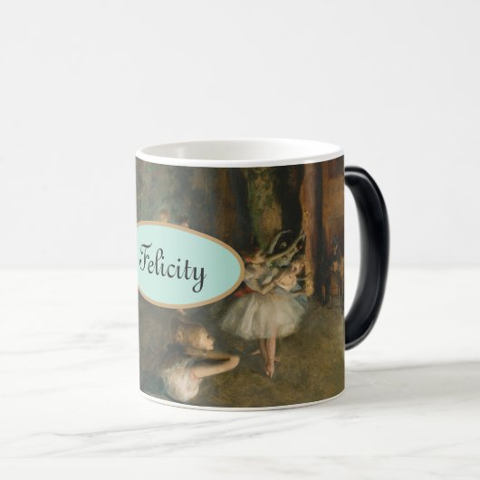 Personalisierte Edgar Degas Ballett-Tänzer Verwandlungstasse (VorderseiteRechts)