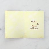 Personalisierte Ehefrau 5. Jubiläumsgratis Karte (Innenseite)