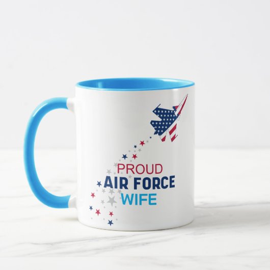 Personalisierte Ehefrau der US-Luftwaffe Tasse (Links)