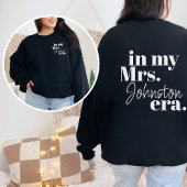 Personalisierte Ehefrau Era Bride Honeymoon Trendy Sweatshirt