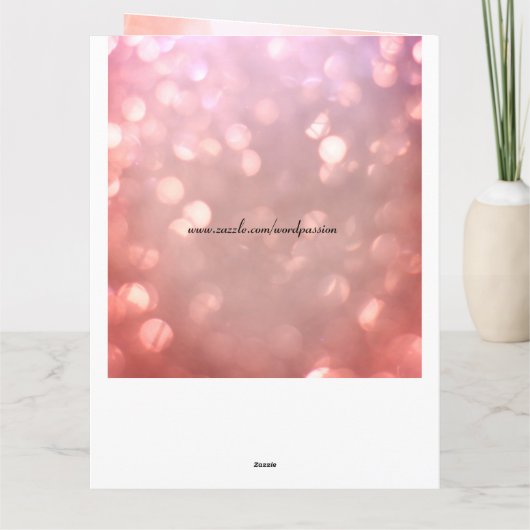 Personalisierte Ehefrau Geburtstag Karte (Rückseite)