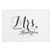 Personalisierte Ehepaare Kissenbezug (Vorderseite-Rechts)