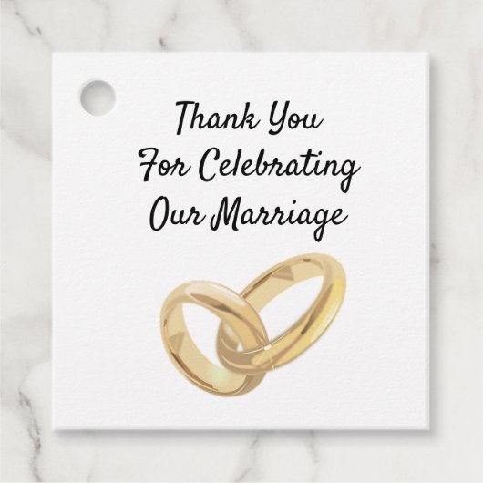 Personalisierte Ehereihen Geschenkanhänger (Vorderseite)