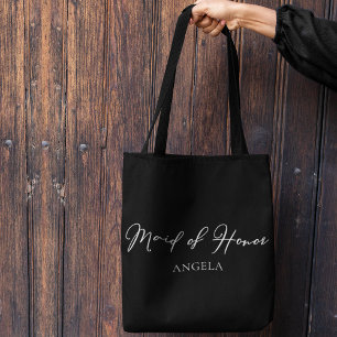 Personalisierte Ehrenjungfer Schick Minimalistisch Tasche