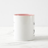 Personalisierte Ehrenmatrone Zweifarbige Tasse (Mittel)