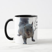Personalisierte Eichhörnchen-Kaffeepausen-Tasse