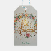 Personalisierte Eid Mubarak Geschenkanhänger (Vorderseite)