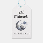 Personalisierte Eid Mubarak Geschenktasten Geschenkanhänger (Vorderseite)