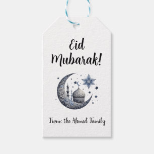 Personalisierte Eid Mubarak Geschenktasten Geschenkanhänger