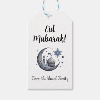 Personalisierte Eid Mubarak Geschenktasten Geschenkanhänger