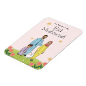Personalisierte Eid Mubarak Muslim Family & Pet Ca Magnet (Linke Seite)