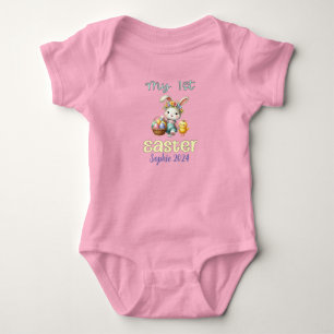Personalisierte Eier aus meinem ersten Osterkorb B Baby Strampler