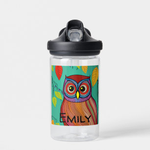 Personalisierte eigenartige bunte volkstümliche Ku Trinkflasche