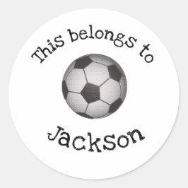 Personalisierte Eigenschaftenkleber Runder Aufkleber