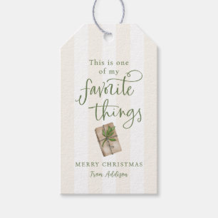 Personalisierte eines meiner Lieblingsgeschenke-Ta Geschenkanhänger