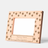 Personalisierte, einfach elegante Sterne Geätzte Rahmen (Links)