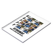 Personalisierte einfache Altersvorsorge 9 FotoColl Notizblock (Linke Seite)