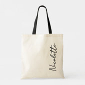 Personalisierte einfache ästhetische Tasche - Anpa (Rückseite)