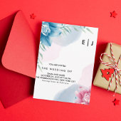 Personalisierte Einfache Blume Wedding InvitationC Einladung