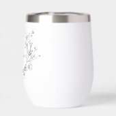 personalisierte, einfache botanische Brauerei (Rückseite)