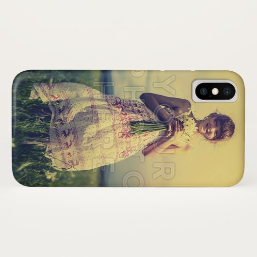 Personalisierte einfache DIY Fülle-Schablone des Case-Mate iPhone Hülle (Rückseite (Horizontal))