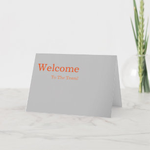 Personalisierte einfache elegante Begrüßung Karte