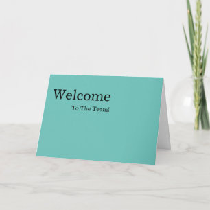 Personalisierte einfache elegante Begrüßung Karte